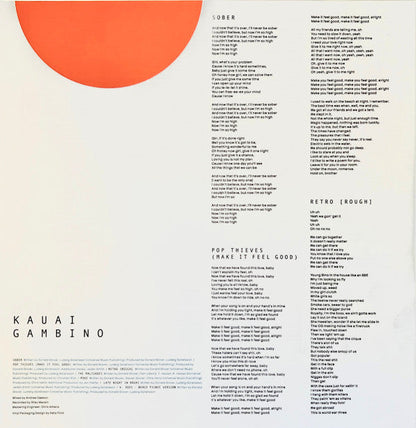 Childish Gambino - Kauai | Mint (M) Mint (M)-