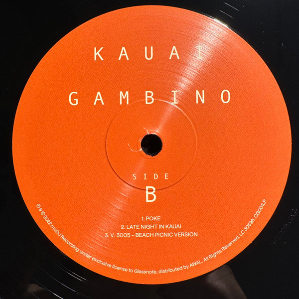 Childish Gambino - Kauai | Mint (M) Mint (M)-