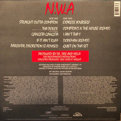 N.W.A. - Straight Outta Compton | Mint (M) Mint (M)-