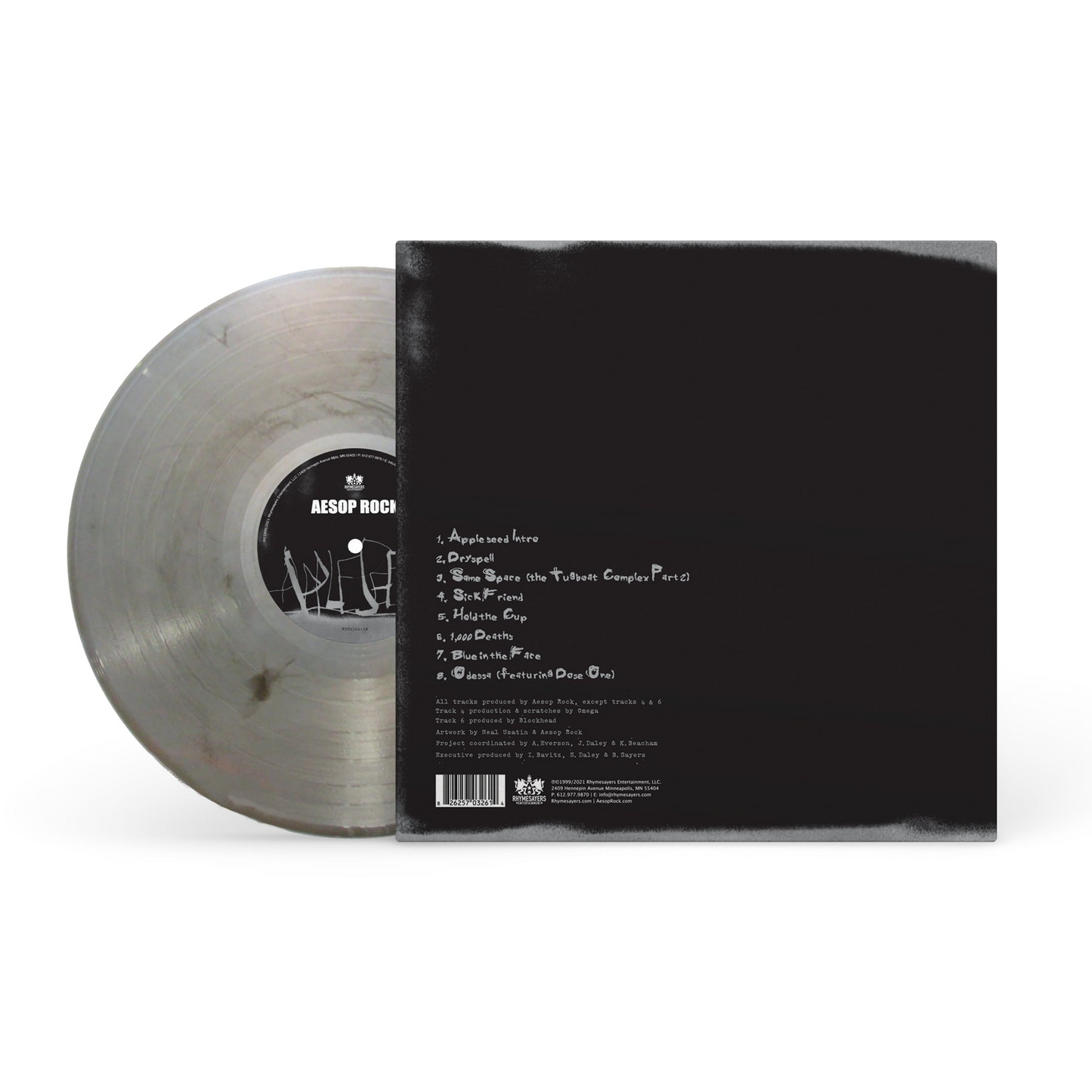 Aesop Rock - Appleseed (TRANSPARENT MARBLE SMOKE VINYL) | Mint (M) Mint (M)-