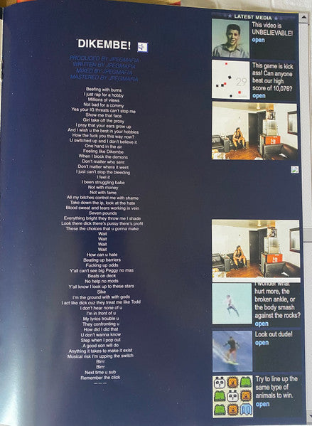 JPEGMAFIA - LP! (YELLOW VINYL) | Mint (M) Mint (M)-