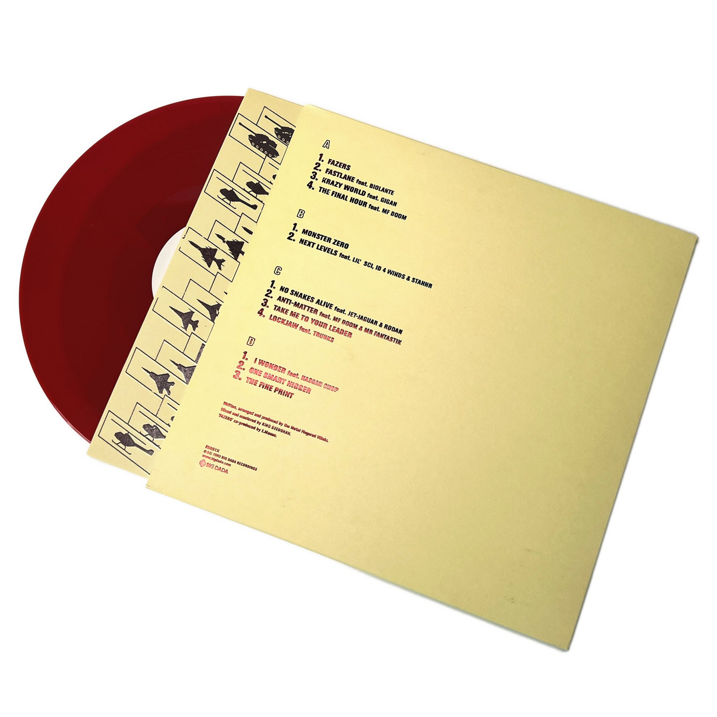 King Geedorah (MF DOOM) - Take Me To Your Leader (RED VINYL) | Mint (M) Mint (M)-