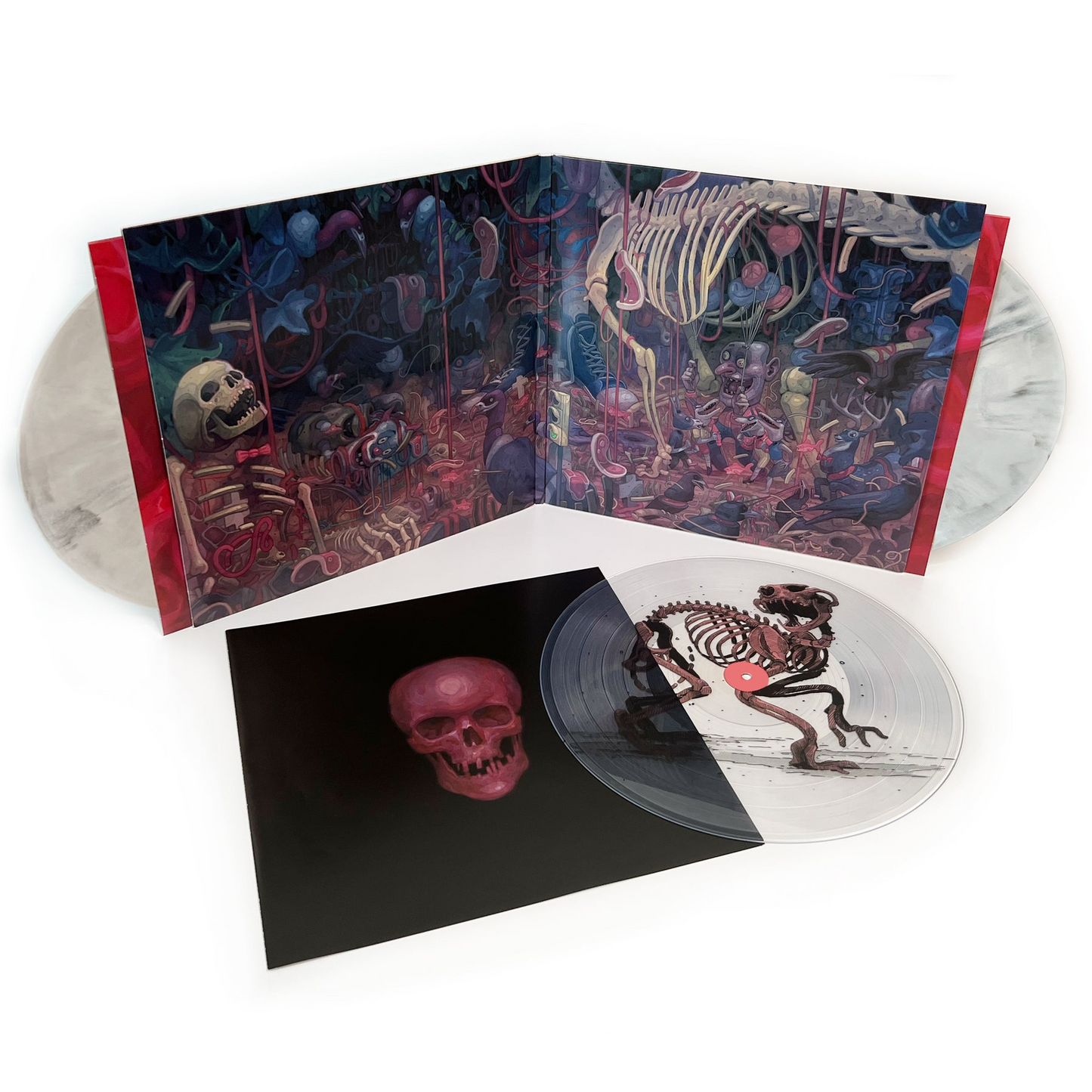 Aesop Rock - Skelethon: 10th Anniversary (CREME & BLACK + CLEAR VINYL) | Mint (M) Mint (M)-