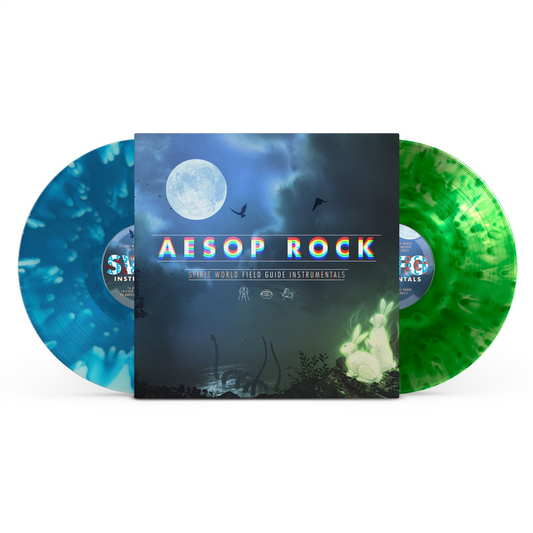 Aesop Rock - Spirit World Field Guide Instrumentals (GREEN + BLUE VINYL) | Mint (M) Mint (M)-