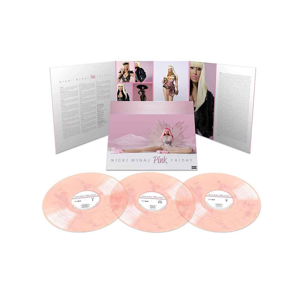 Nicki Minaj - Pink Friday: 10th Anniversary (DELUXE | PINK & WHITE SWIRL VINYL) | Mint (M) Mint (M)-