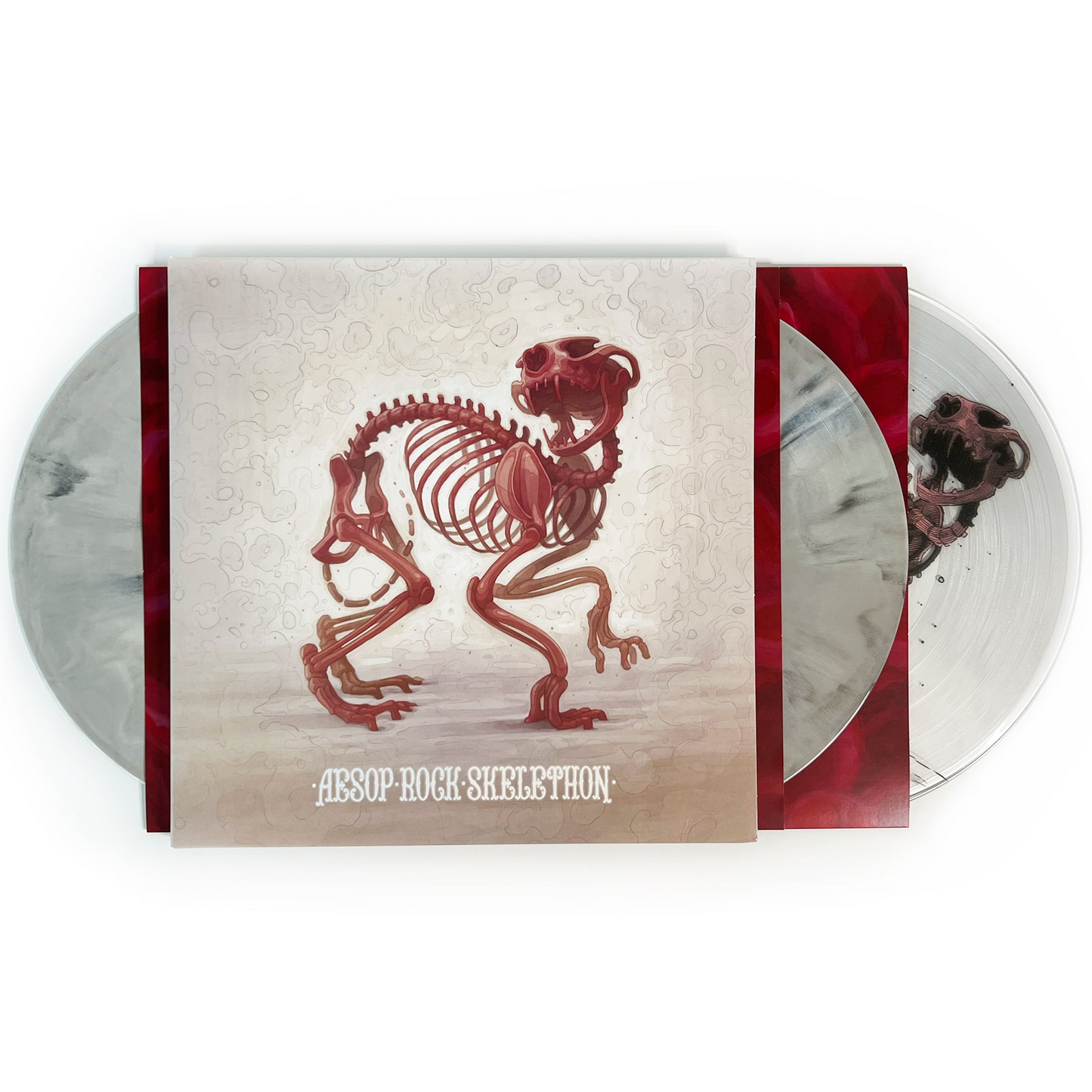 Aesop Rock - Skelethon: 10th Anniversary (CREME & BLACK + CLEAR VINYL) | Mint (M) Mint (M)-
