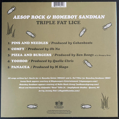 Aesop Rock & Homeboy Sandman - Triple Fat Lice | Mint (M) Mint (M)-