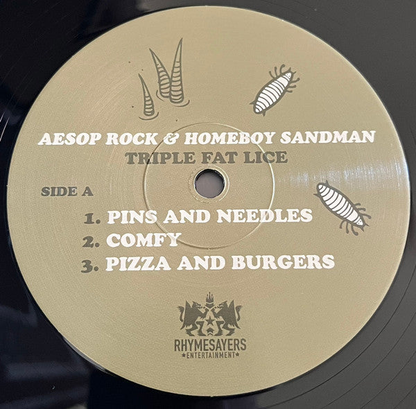 Aesop Rock & Homeboy Sandman - Triple Fat Lice | Mint (M) Mint (M)-