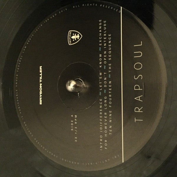 Bryson Tiller - Trapsoul (VINYL) | Near Mint (NM) Near Mint (NM)-