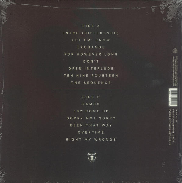 Bryson Tiller - Trapsoul (VINYL) | Near Mint (NM) Near Mint (NM)-