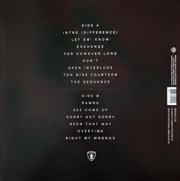 Bryson Tiller - Trapsoul (VINYL) | Near Mint (NM) Near Mint (NM)-