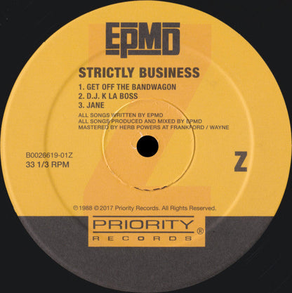 EPMD - Strictly Business (2xVINYL) | Mint (M) Mint (M)-