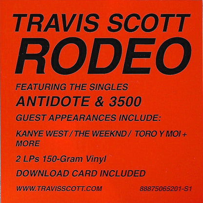 Travis Scott (2) - Rodeo | Mint (M) Mint (M)-