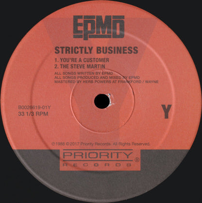 EPMD - Strictly Business (2xVINYL) | Mint (M) Mint (M)-