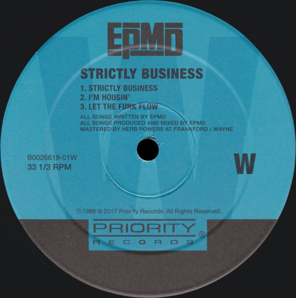 EPMD - Strictly Business (2xVINYL) | Mint (M) Mint (M)-