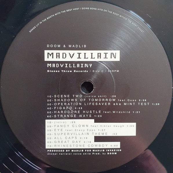 Madvillain (MF DOOM + Madlib) - Madvillainy (2xVINYL) | Mint (M) Mint (M)-
