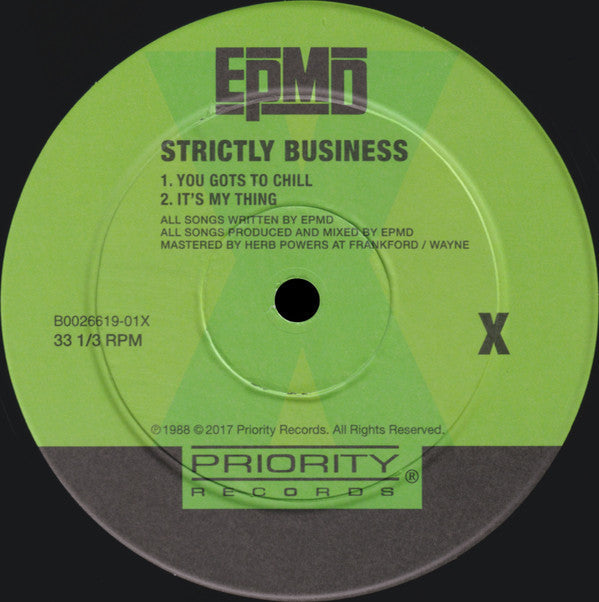 EPMD - Strictly Business (2xVINYL) | Mint (M) Mint (M)-