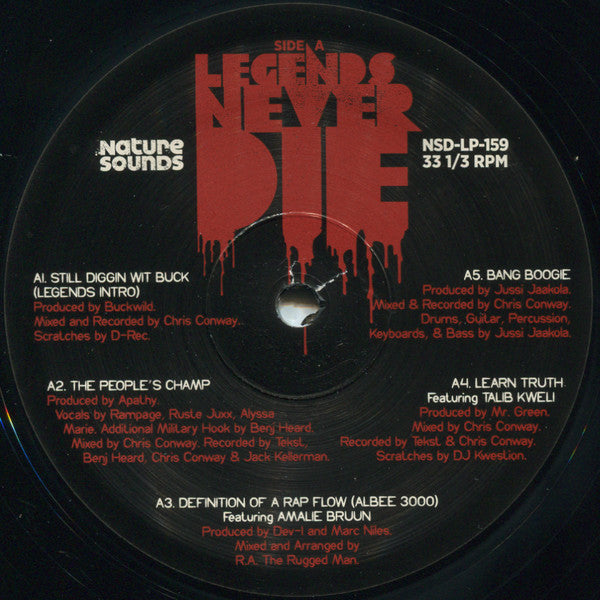 R.A. The Rugged Man - Legends Never Die | Mint (M) Mint (M)-