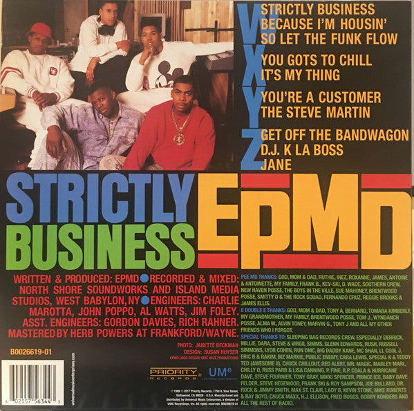 EPMD - Strictly Business (2xVINYL) | Mint (M) Mint (M)-
