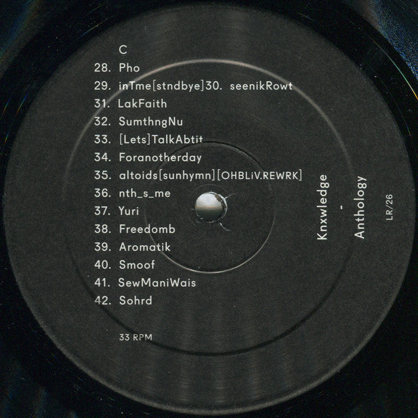 knxwledge - Anthology (2LP) | Mint (M) Mint (M)-