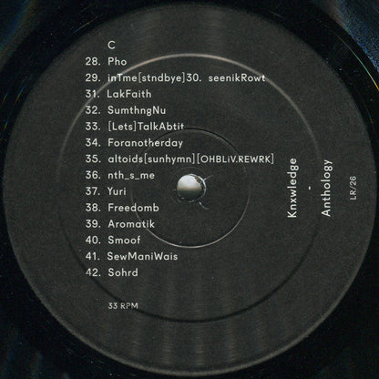 knxwledge - Anthology (2LP) | Mint (M) Mint (M)-