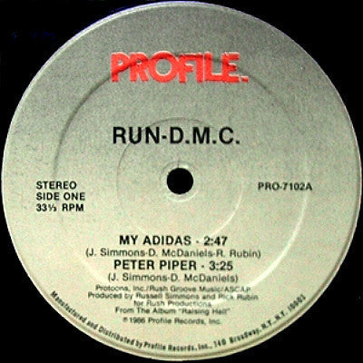 Run-DMC - My Adidas (VINYL 12" SINGLE) | Mint (M) Generic-