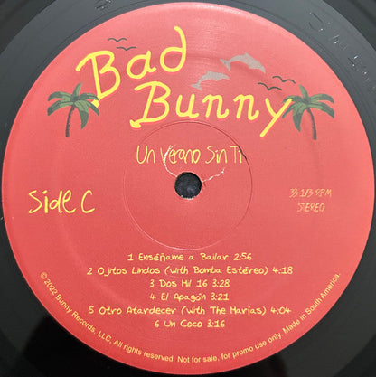 Bad Bunny - Un Verano Sin Ti (PROMO 2xVINYL) |-