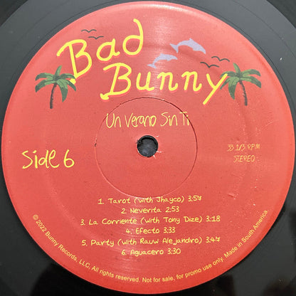Bad Bunny - Un Verano Sin Ti (PROMO 2xVINYL) |-