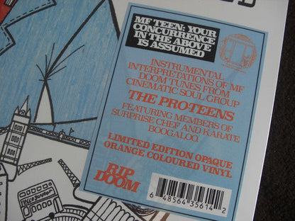 The Pro-Teens (2) - MF TEEN: Your Concurrence In The Above Is Assumed (OPAQUE ORANGE VINYL) | Mint (M) Mint (M)-
