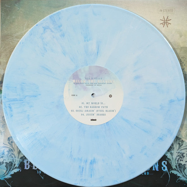 Blu & Exile - Below The Heavens (2xCOLOR VINYL & 7") | Mint (M) Mint (M)-