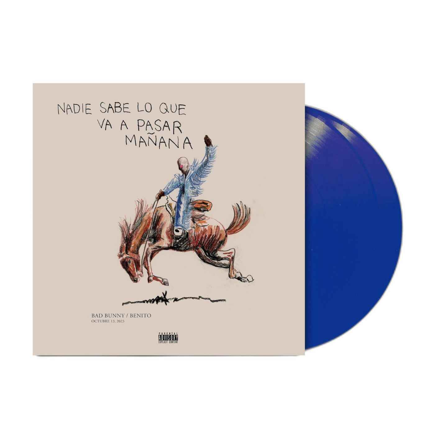 Nadie Sabe Lo Que Va A Pasar Mañana (BLUE VINYL) | Mint (M) Mint (M)-