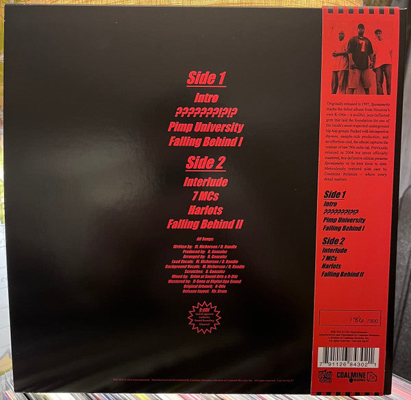 Spontaneity (COLOR VINYL) | Mint (M) Mint (M)-