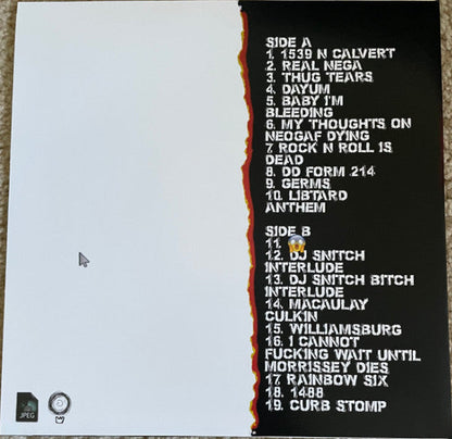 JPEGMAFIA - Veteran (UNOFFICIAL) | Mint (M) Mint (M)-