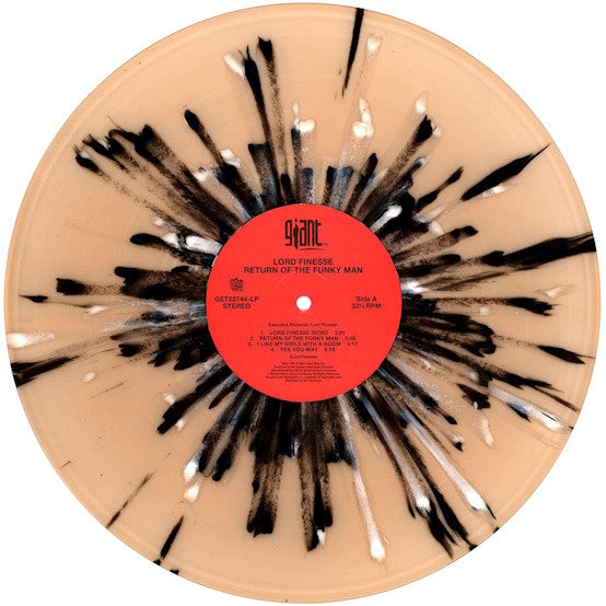 Lord Finesse - Return Of The Funky Man (TAN W/ BLACK SPLATTER VINYL) | Mint (M) Mint (M)-
