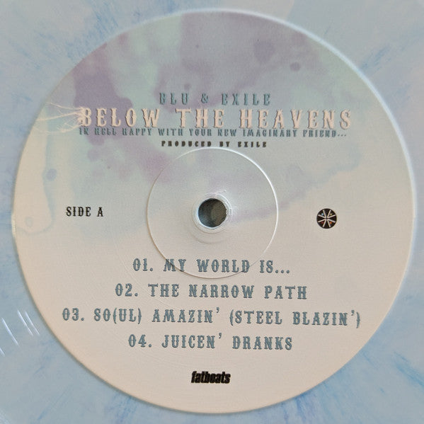 Blu & Exile - Below The Heavens (2xCOLOR VINYL & 7") | Mint (M) Mint (M)-