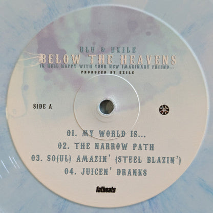 Blu & Exile - Below The Heavens (2xCOLOR VINYL & 7") | Mint (M) Mint (M)-