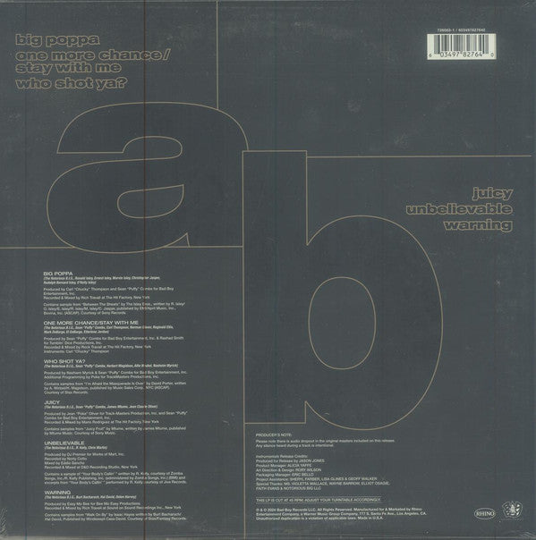 Ready to Die Instrumentals | Mint (M) Mint (M)-