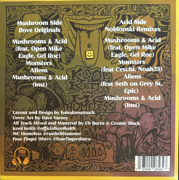 Kool Keith - Mushrooms And Acid | Mint (M) Mint (M)-