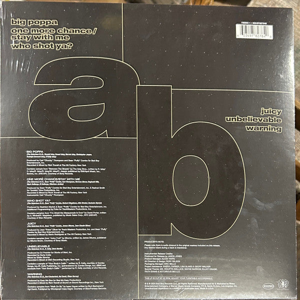 Ready to Die Instrumentals | Mint (M) Mint (M)-
