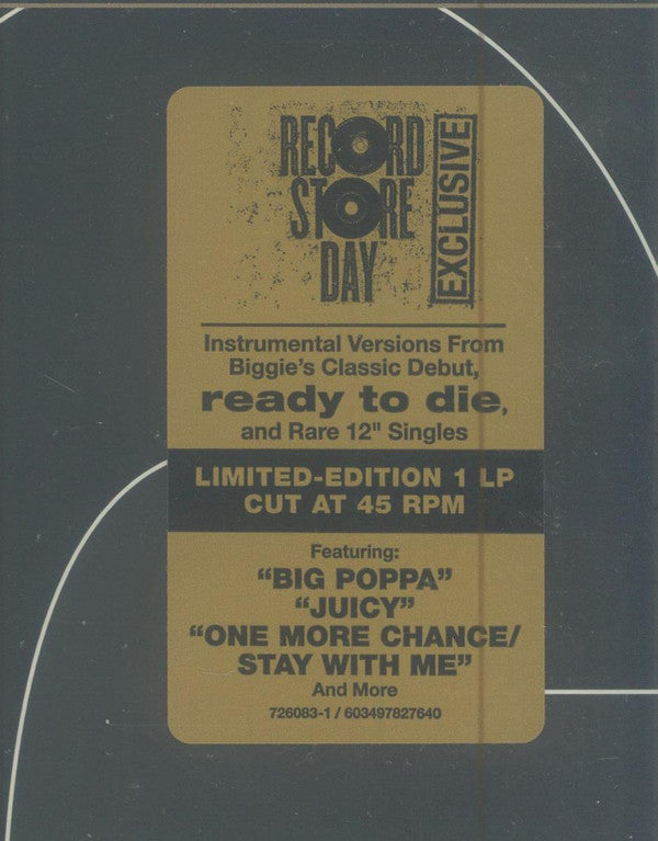Ready to Die Instrumentals | Mint (M) Mint (M)-