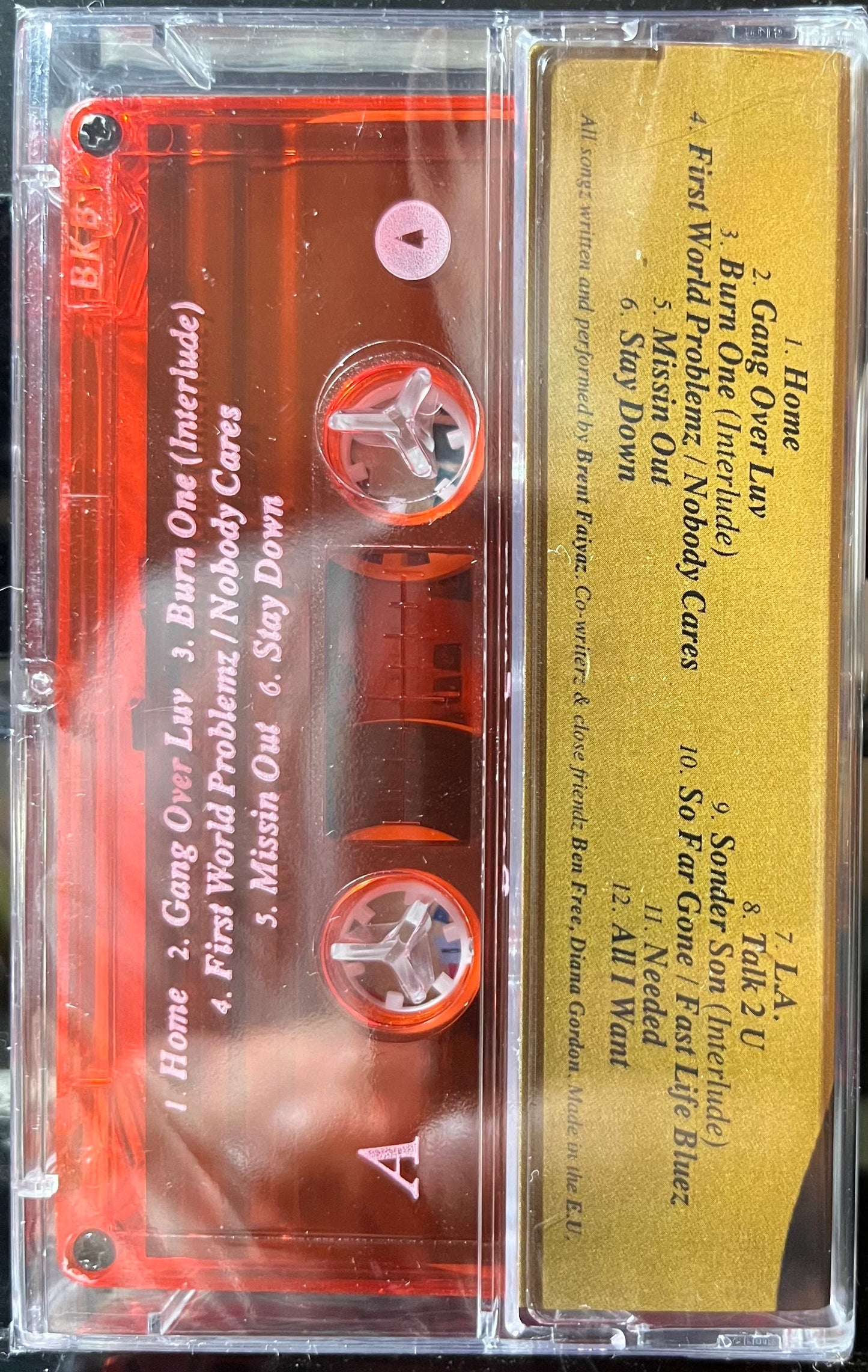 Brent Faiyaz - Sonder Son (PROMO CASSETTE) | Mint (M) Mint (M)-