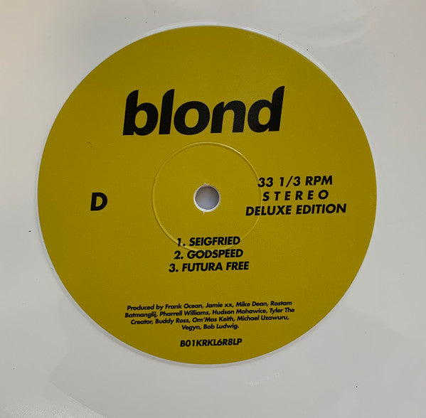 Blond (2xUNOFFICIAL VINYL) |-