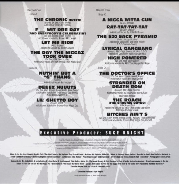 Dr. Dre - The Chronic (2xVINYL) | Mint (M) Mint (M)-