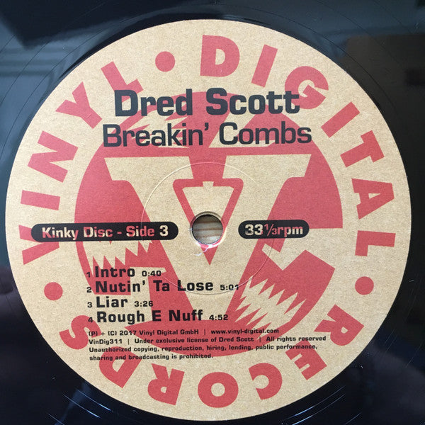 Dred Scott - Breakin' Combs (2xVINYL) | Mint (M) Mint (M)-