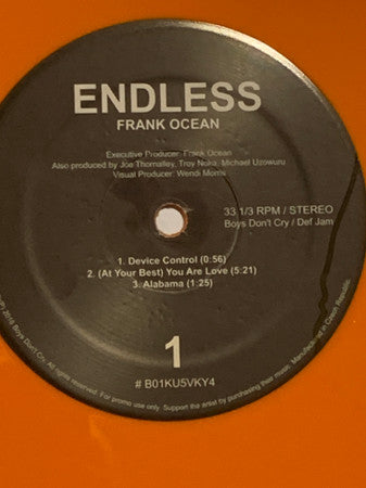 Endless (2xUNOFFICIAL COLOR VINYL) |-