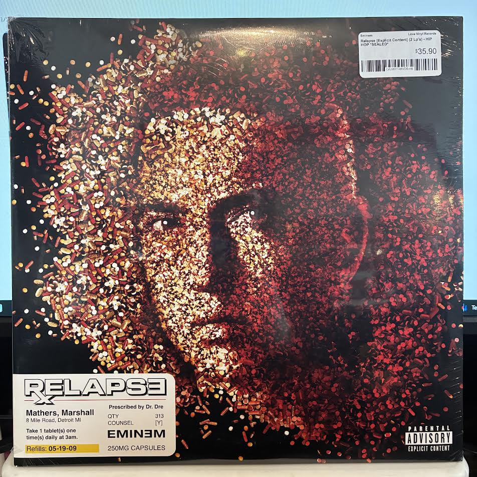 Eminem - Relapse [Explicit Content] (2 Lp's) | Mint (M) Mint (M)-
