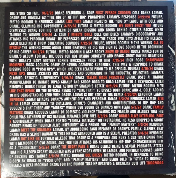 Drake VS Kendrick - The Whole Bloody Affair | Mint (M) Mint (M)-