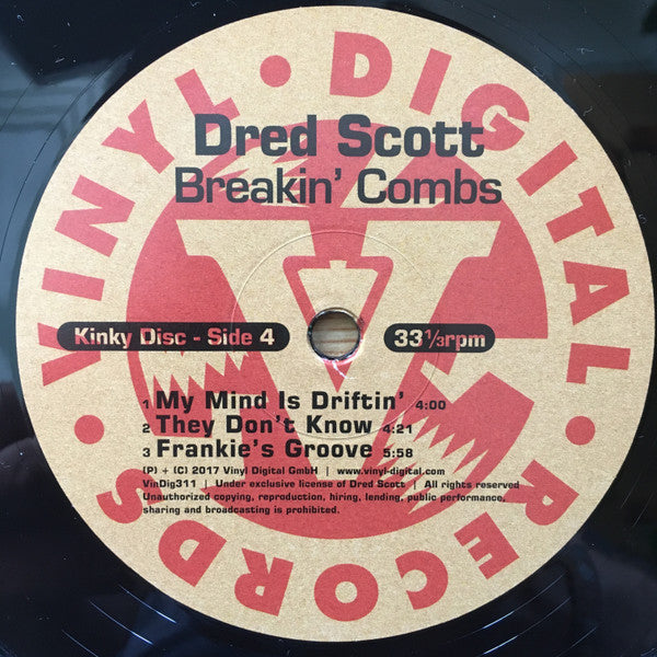 Dred Scott - Breakin' Combs (2xVINYL) | Mint (M) Mint (M)-