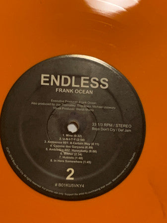 Endless (2xUNOFFICIAL COLOR VINYL) |-