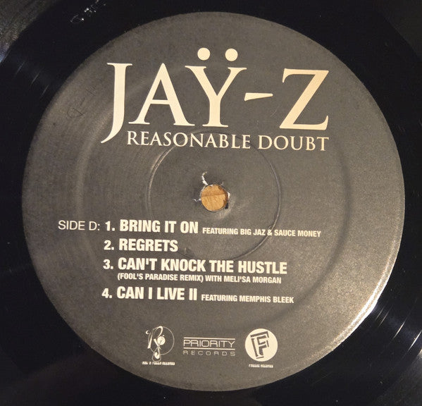 Reasonable Doubt (PROMO 2xVINYL) | Mint (M) Mint (M)-